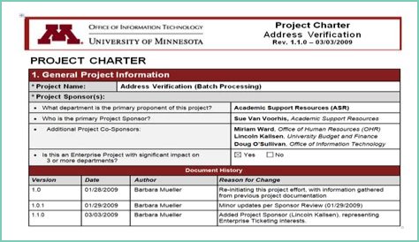How do I create a project charter in Word?
