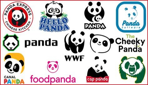 What brand has a panda logo?