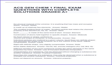 What is a good score on the ACS exam?